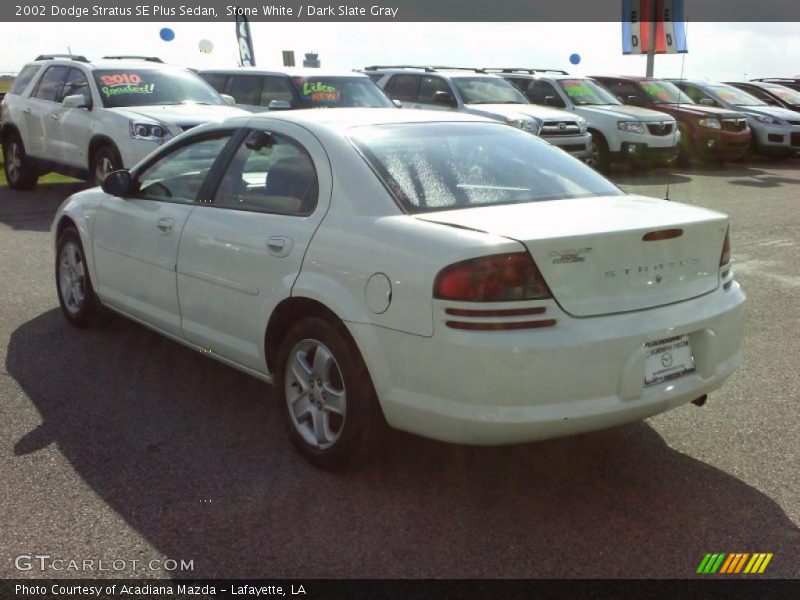 Stone White / Dark Slate Gray 2002 Dodge Stratus SE Plus Sedan