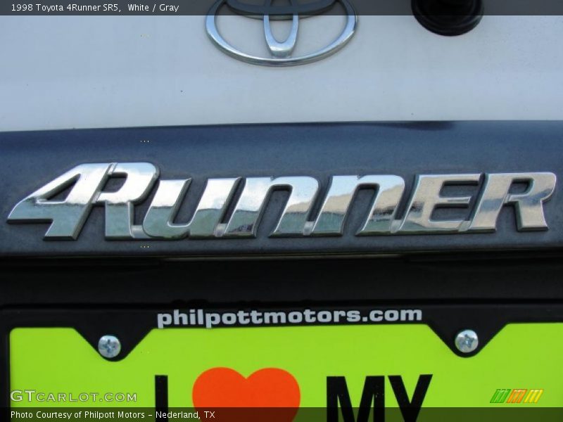 White / Gray 1998 Toyota 4Runner SR5