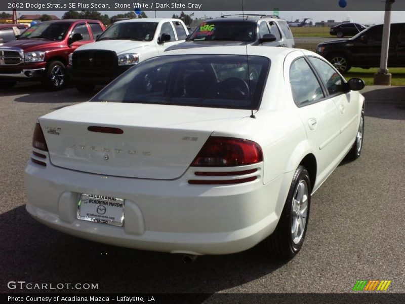 Stone White / Dark Slate Gray 2002 Dodge Stratus SE Plus Sedan