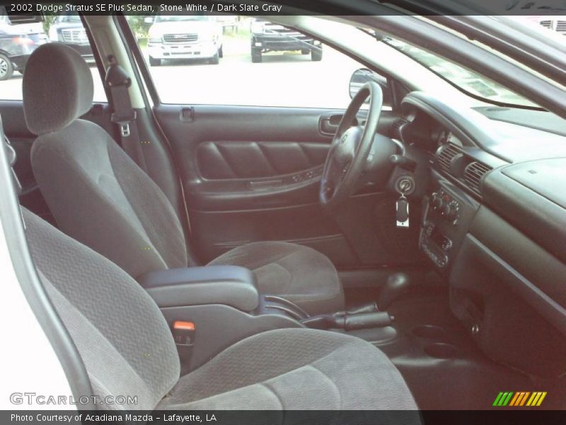 Stone White / Dark Slate Gray 2002 Dodge Stratus SE Plus Sedan