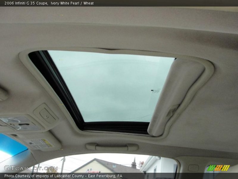 Sunroof of 2006 G 35 Coupe
