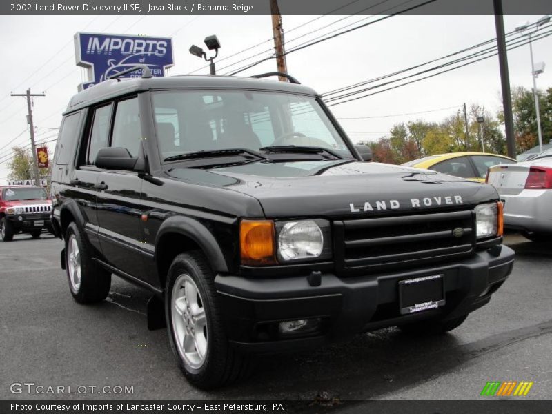 Java Black / Bahama Beige 2002 Land Rover Discovery II SE