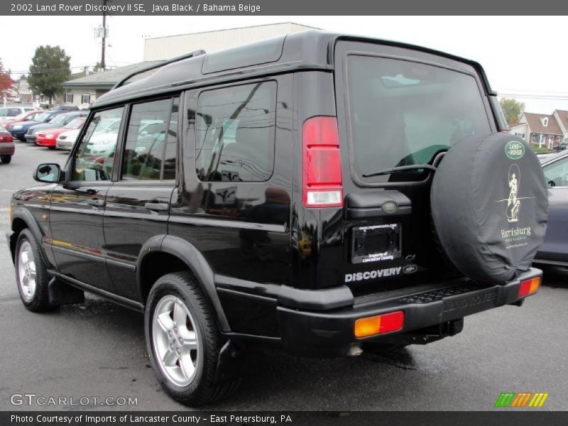 Java Black / Bahama Beige 2002 Land Rover Discovery II SE