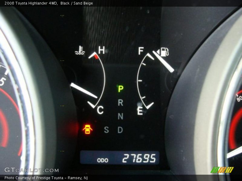 Black / Sand Beige 2008 Toyota Highlander 4WD
