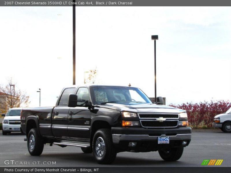 Black / Dark Charcoal 2007 Chevrolet Silverado 3500HD LT Crew Cab 4x4
