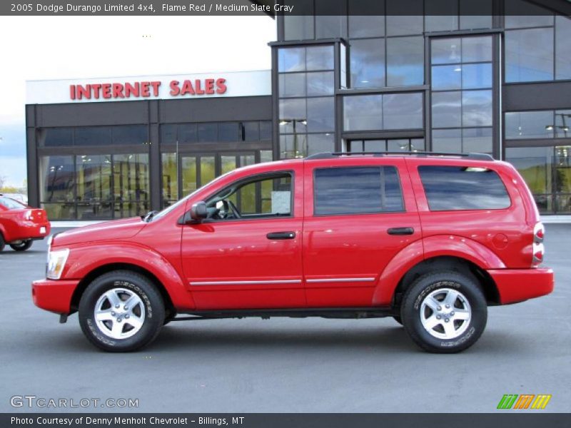 Flame Red / Medium Slate Gray 2005 Dodge Durango Limited 4x4