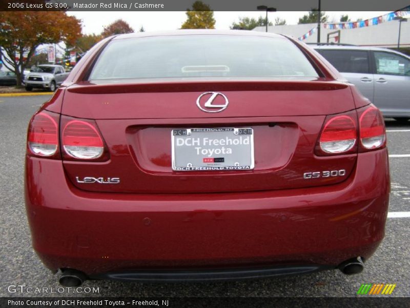 Matador Red Mica / Cashmere 2006 Lexus GS 300