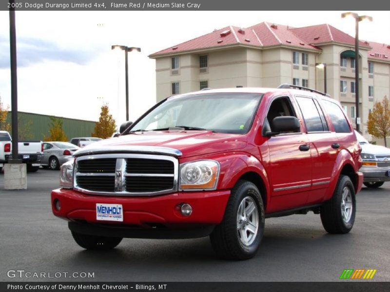 Flame Red / Medium Slate Gray 2005 Dodge Durango Limited 4x4