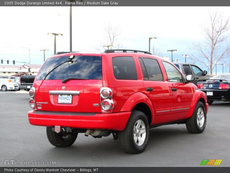 Flame Red / Medium Slate Gray 2005 Dodge Durango Limited 4x4