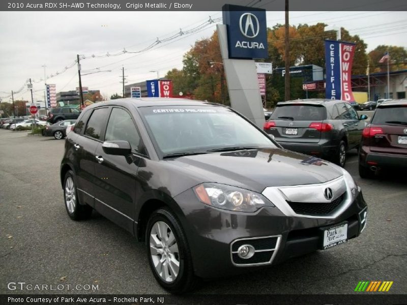 Grigio Metallic / Ebony 2010 Acura RDX SH-AWD Technology