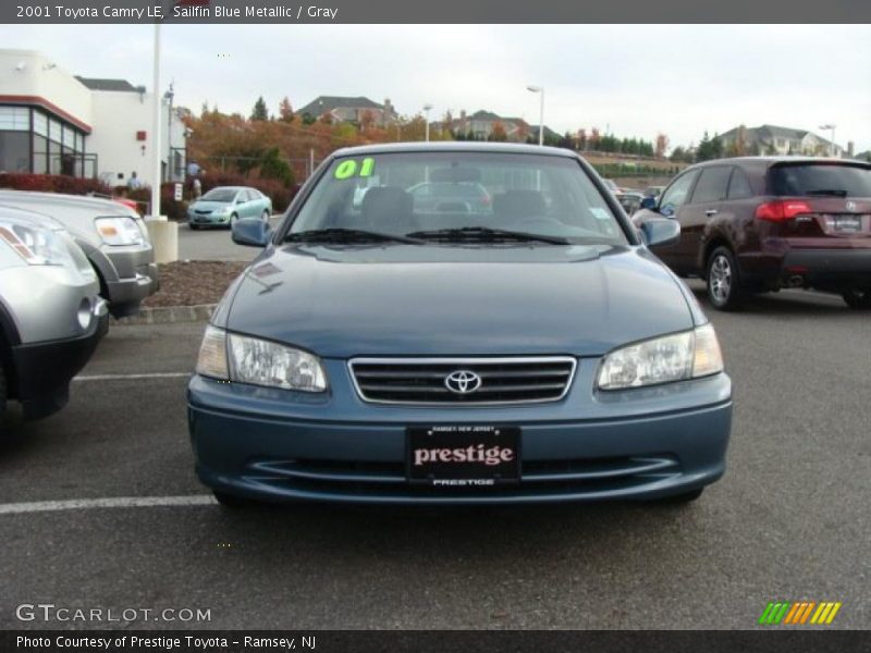 Sailfin Blue Metallic / Gray 2001 Toyota Camry LE