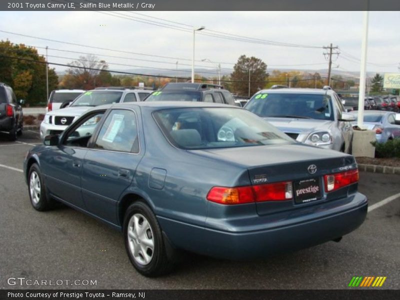 Sailfin Blue Metallic / Gray 2001 Toyota Camry LE