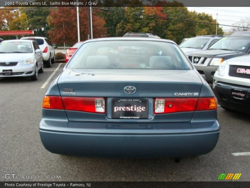 Sailfin Blue Metallic / Gray 2001 Toyota Camry LE