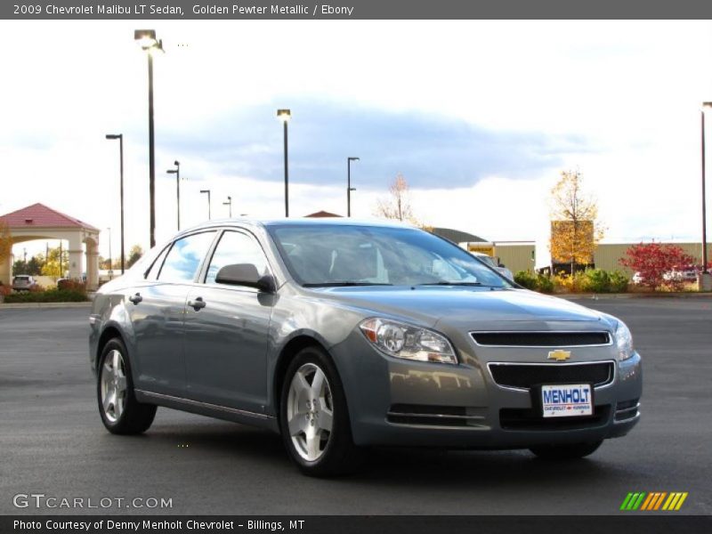 Golden Pewter Metallic / Ebony 2009 Chevrolet Malibu LT Sedan