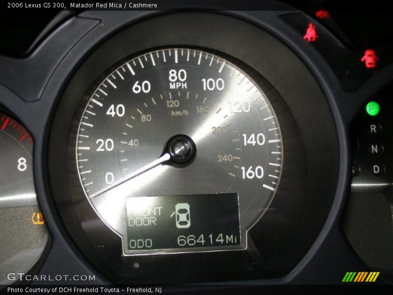 Matador Red Mica / Cashmere 2006 Lexus GS 300