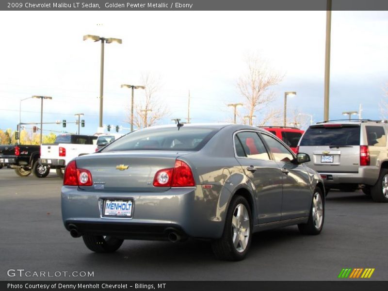 Golden Pewter Metallic / Ebony 2009 Chevrolet Malibu LT Sedan