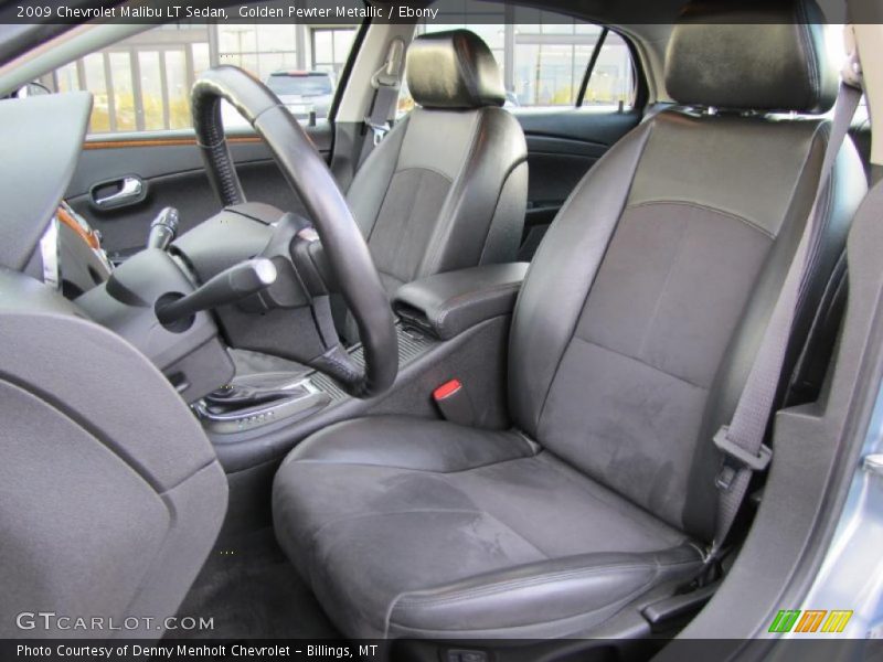 Golden Pewter Metallic / Ebony 2009 Chevrolet Malibu LT Sedan