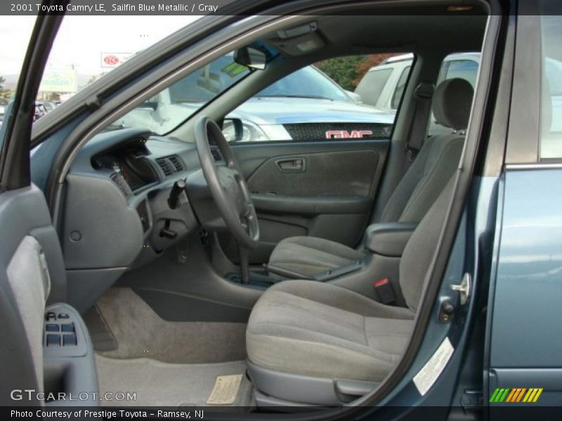 Sailfin Blue Metallic / Gray 2001 Toyota Camry LE