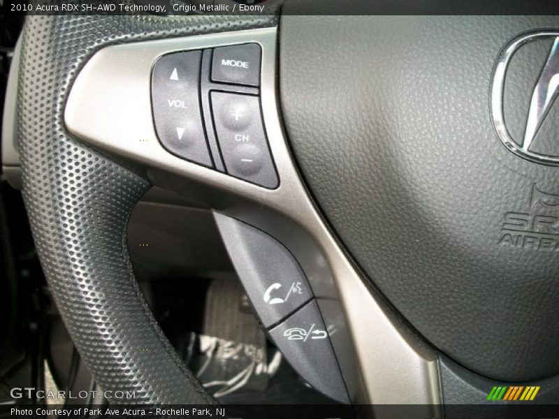 Controls of 2010 RDX SH-AWD Technology