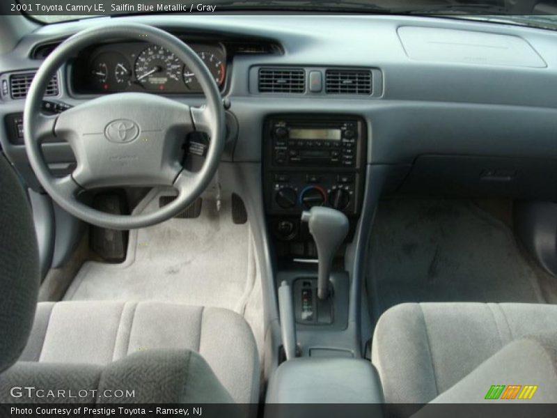Sailfin Blue Metallic / Gray 2001 Toyota Camry LE
