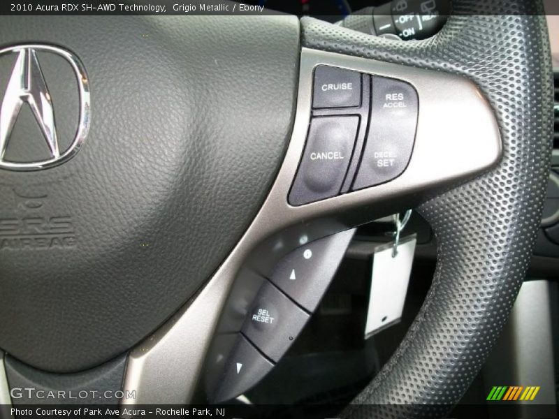 Controls of 2010 RDX SH-AWD Technology
