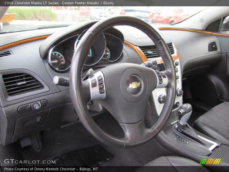 Golden Pewter Metallic / Ebony 2009 Chevrolet Malibu LT Sedan