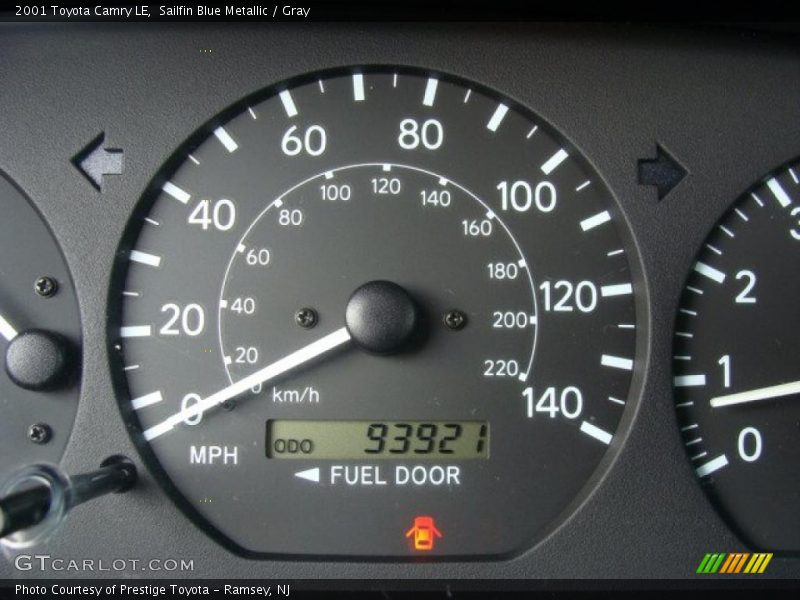 Sailfin Blue Metallic / Gray 2001 Toyota Camry LE