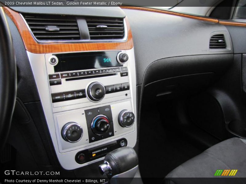 Golden Pewter Metallic / Ebony 2009 Chevrolet Malibu LT Sedan