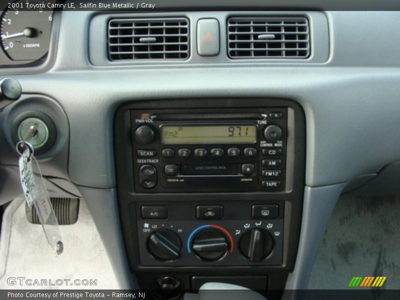 Sailfin Blue Metallic / Gray 2001 Toyota Camry LE