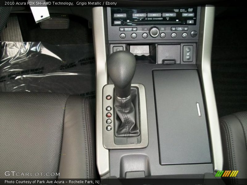 Controls of 2010 RDX SH-AWD Technology