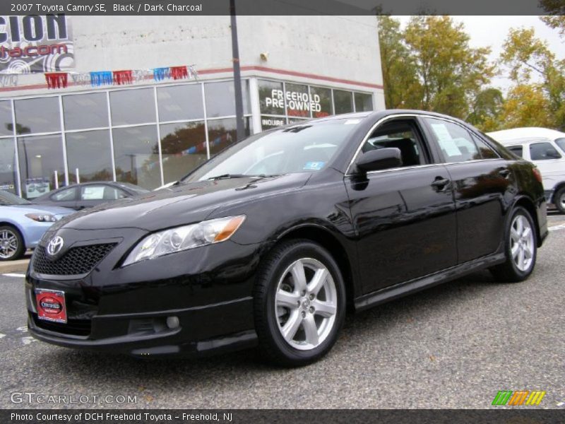 Black / Dark Charcoal 2007 Toyota Camry SE