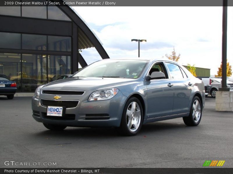 Golden Pewter Metallic / Ebony 2009 Chevrolet Malibu LT Sedan