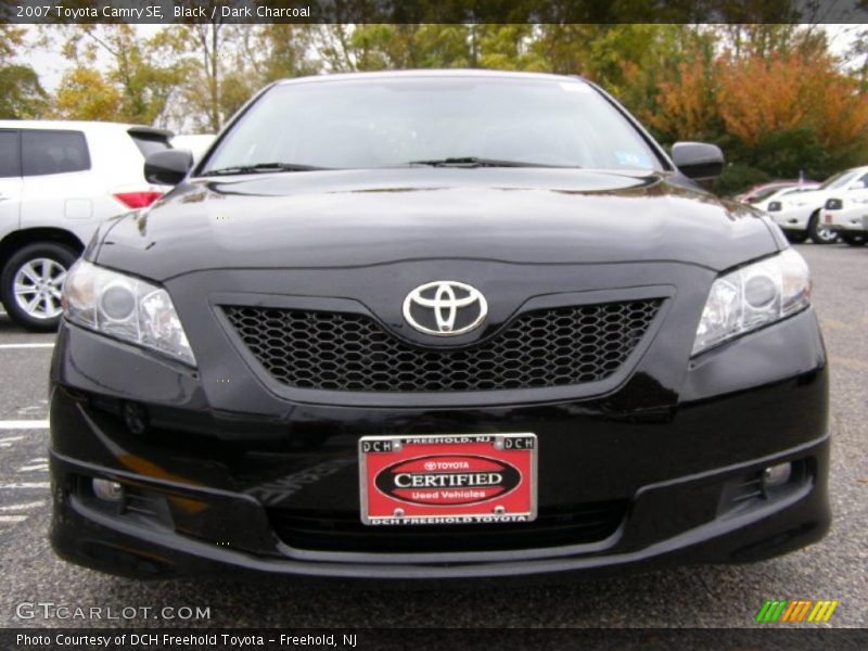 Black / Dark Charcoal 2007 Toyota Camry SE