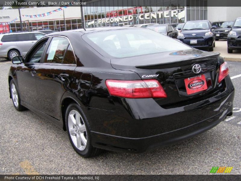 Black / Dark Charcoal 2007 Toyota Camry SE