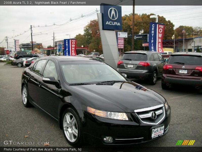 Nighthawk Black Pearl / Parchment 2008 Acura TL 3.2