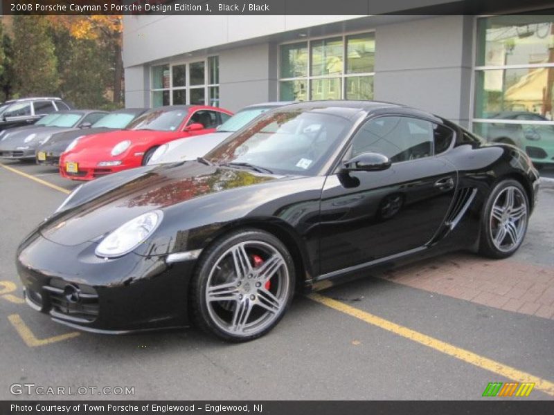 Black / Black 2008 Porsche Cayman S Porsche Design Edition 1