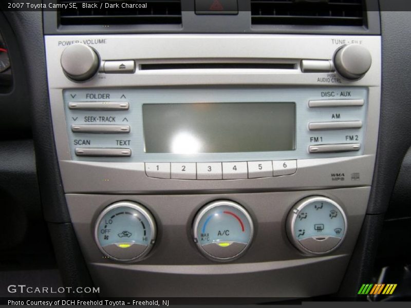 Black / Dark Charcoal 2007 Toyota Camry SE
