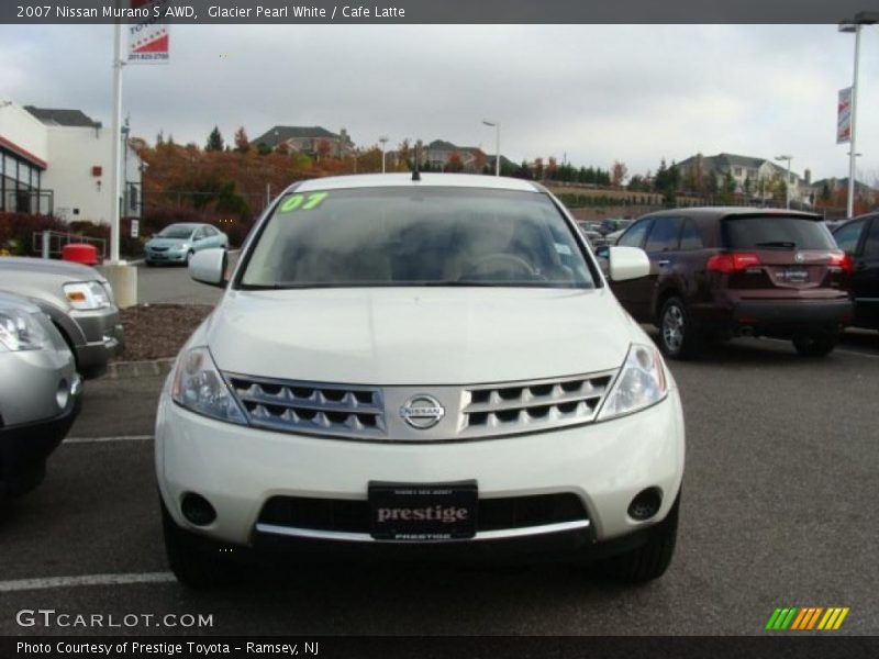 Glacier Pearl White / Cafe Latte 2007 Nissan Murano S AWD