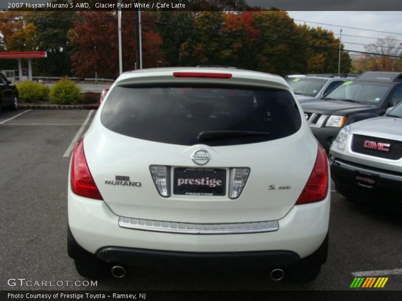 Glacier Pearl White / Cafe Latte 2007 Nissan Murano S AWD