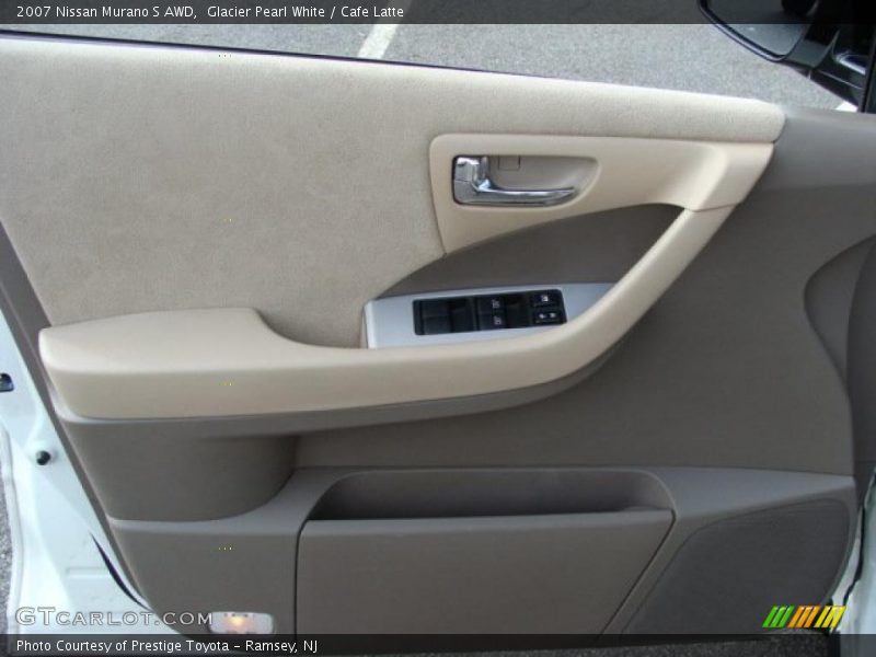 Glacier Pearl White / Cafe Latte 2007 Nissan Murano S AWD