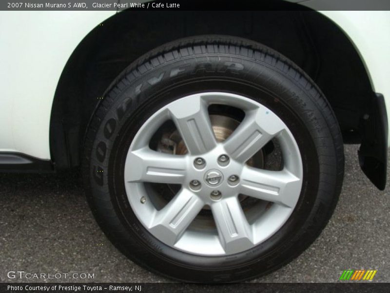 Glacier Pearl White / Cafe Latte 2007 Nissan Murano S AWD