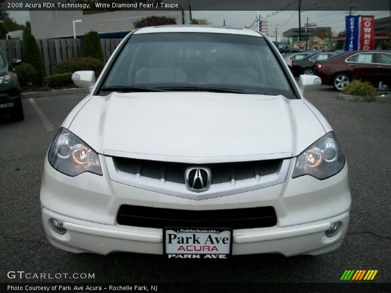 White Diamond Pearl / Taupe 2008 Acura RDX Technology