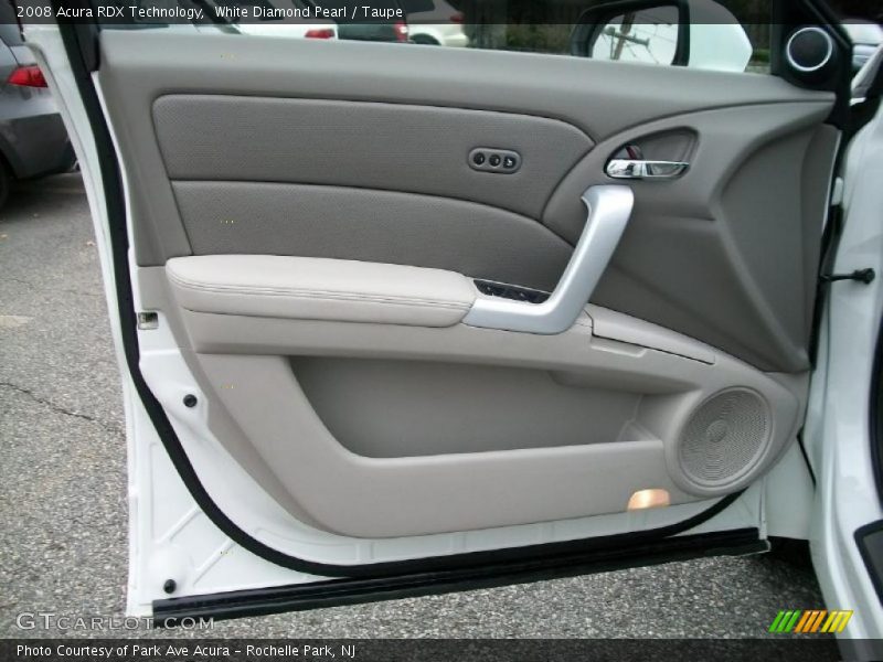 White Diamond Pearl / Taupe 2008 Acura RDX Technology