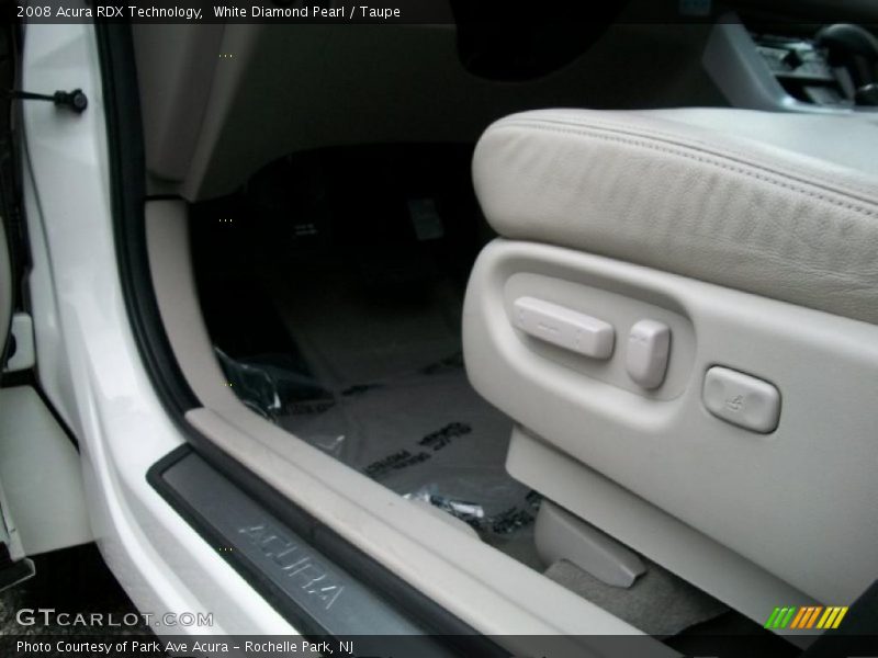 White Diamond Pearl / Taupe 2008 Acura RDX Technology