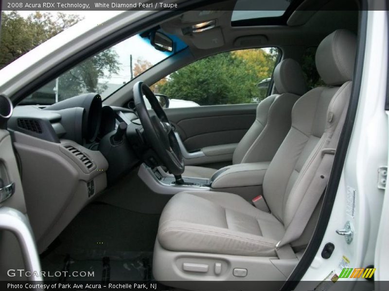 White Diamond Pearl / Taupe 2008 Acura RDX Technology