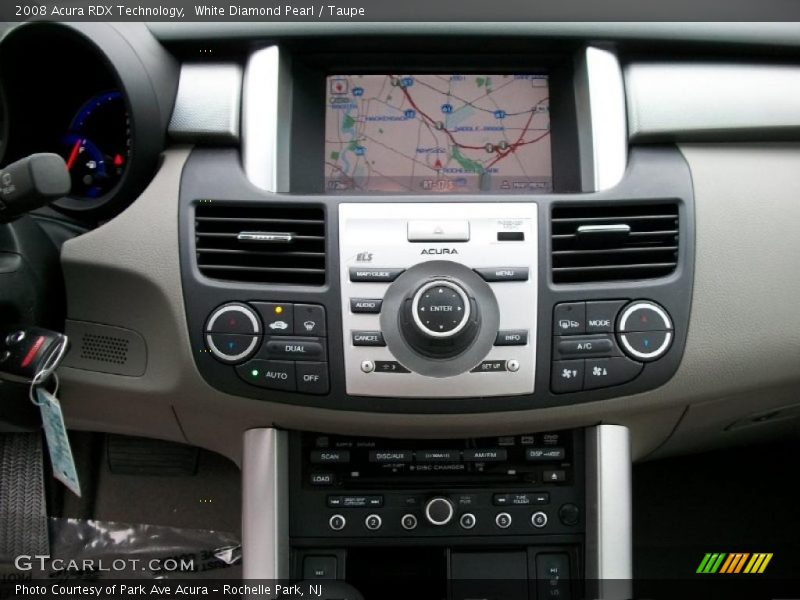 White Diamond Pearl / Taupe 2008 Acura RDX Technology