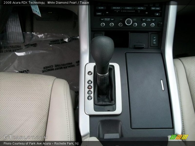 White Diamond Pearl / Taupe 2008 Acura RDX Technology