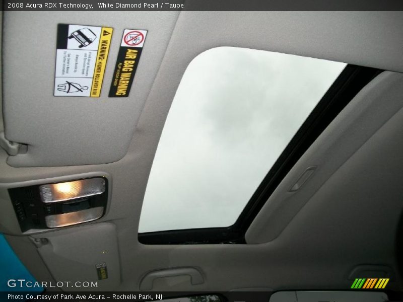 White Diamond Pearl / Taupe 2008 Acura RDX Technology