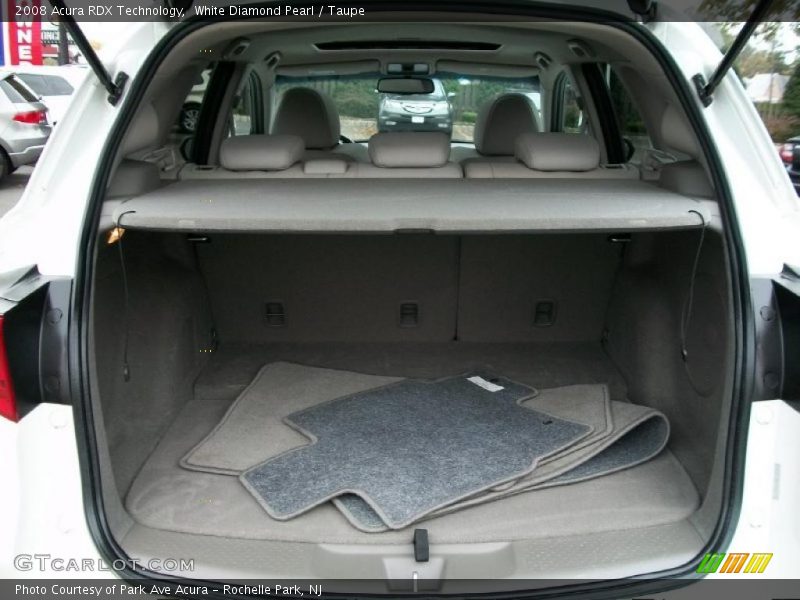 White Diamond Pearl / Taupe 2008 Acura RDX Technology