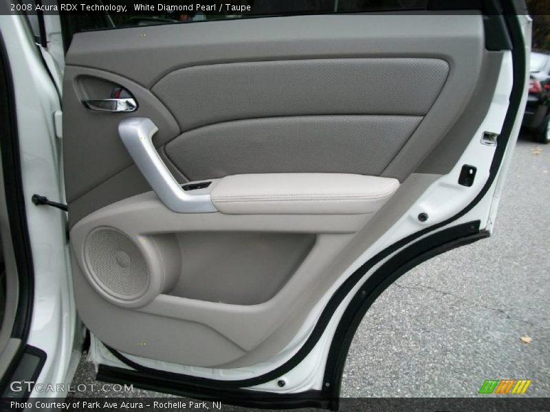 White Diamond Pearl / Taupe 2008 Acura RDX Technology